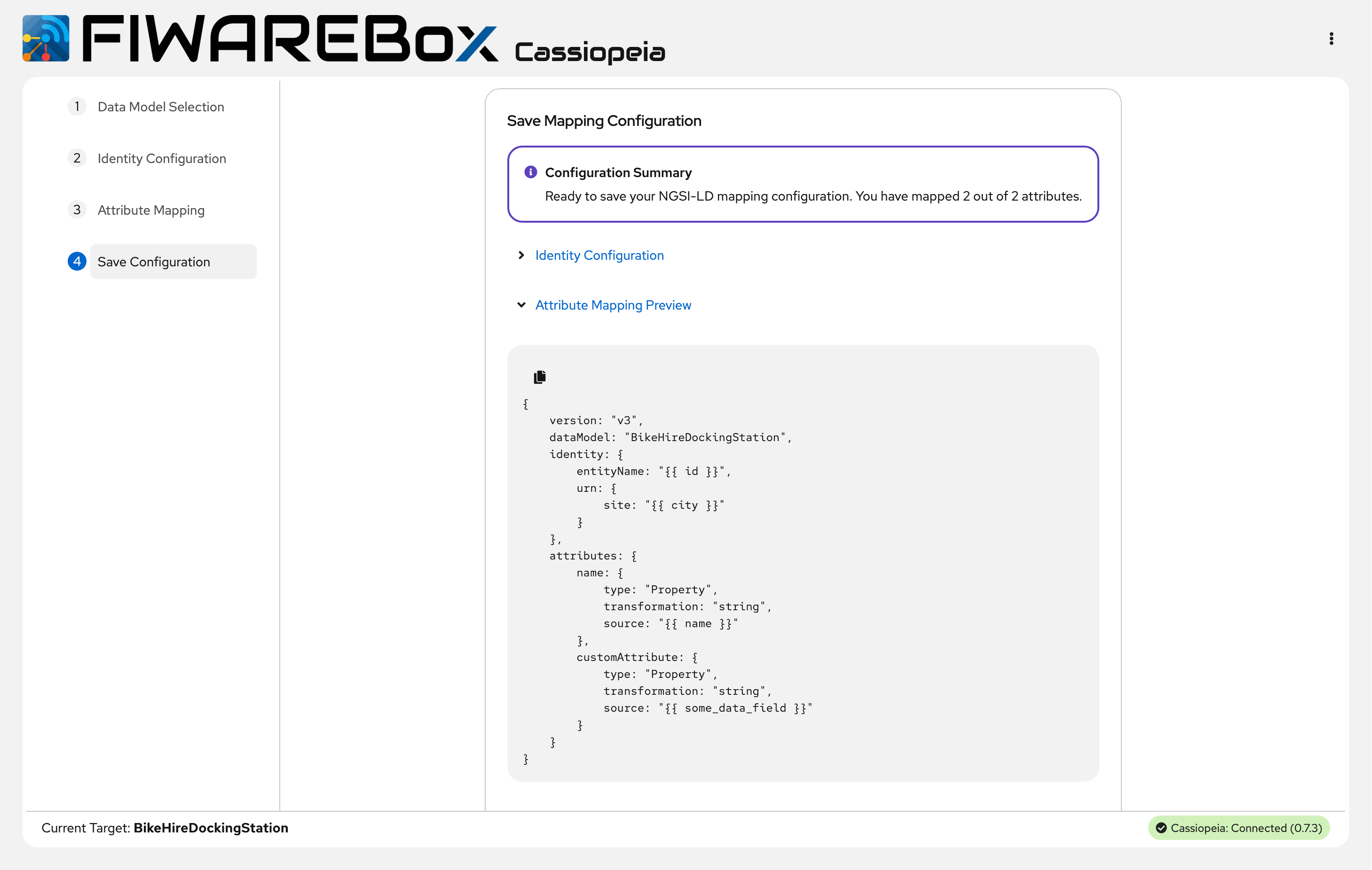 cassiopeia configurator 7