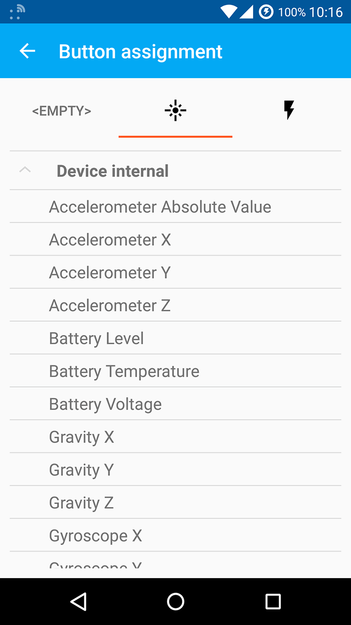 tab view readings expand