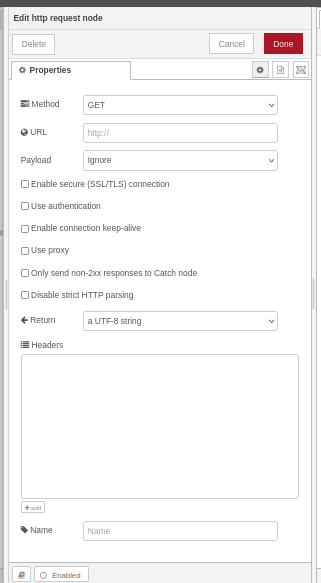 http request node